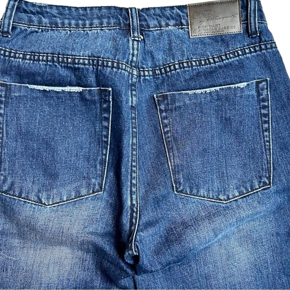 One Teaspoon Awesome Baggies High Waist Straight Leg Denim Jeans, Size 29 NWOT - Picture 8 of 15